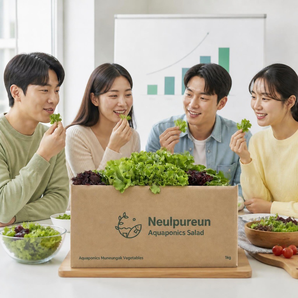 샐러드 블라인드 테스트 및 설문 결과 그래프