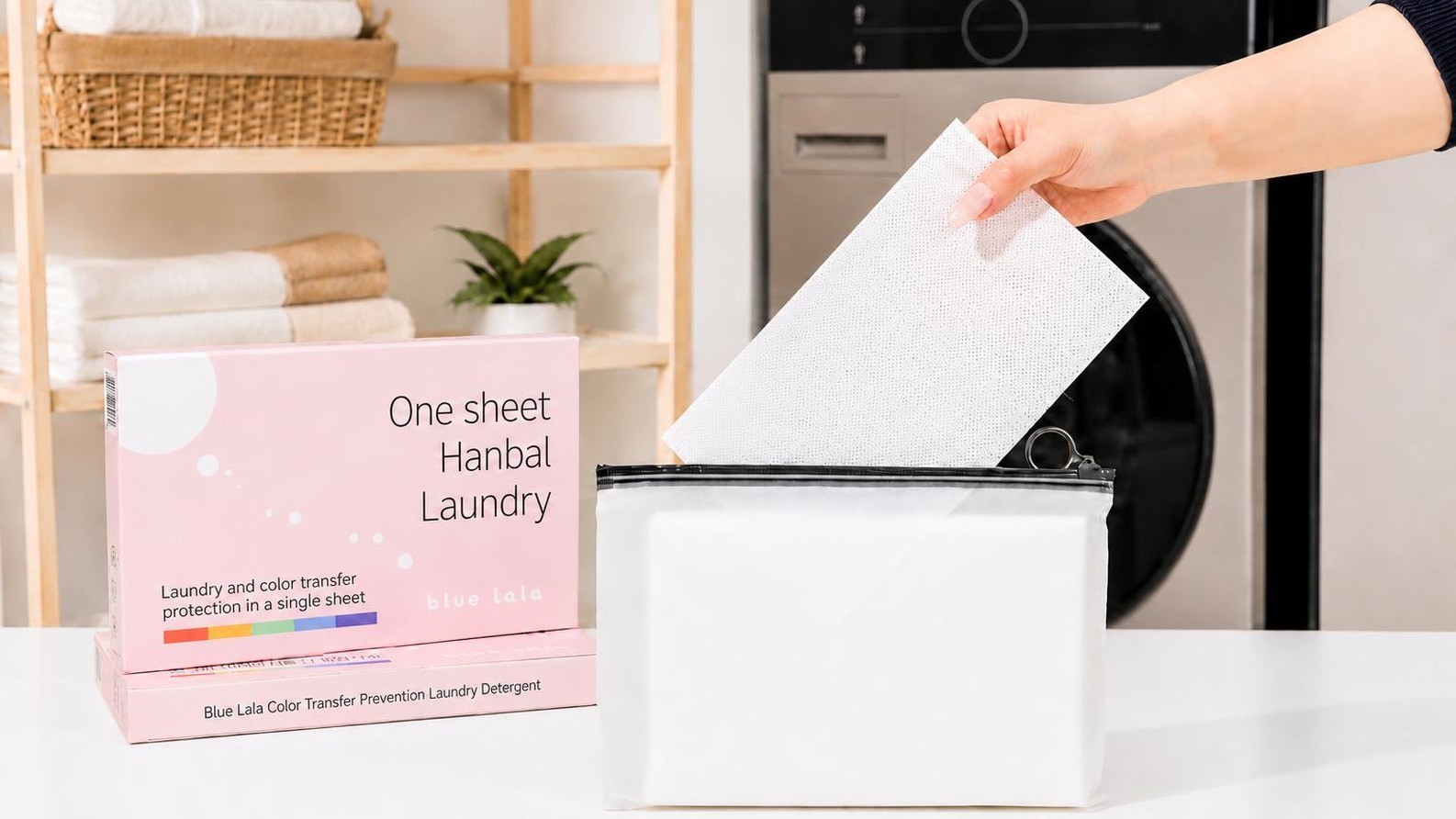 [Laundry Hassles Solved] One Sheet for Powerful Cleaning and Color Protection!