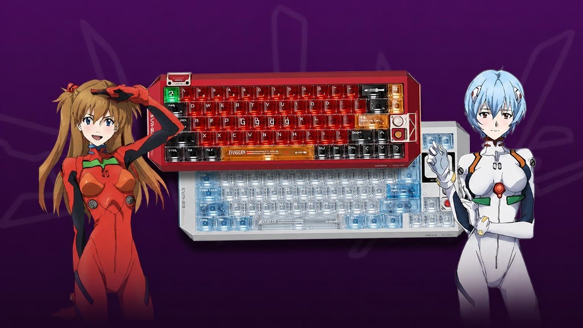 (International) MelGeek Centauri X Evangelion Collaboration 'Asuka' Keyboard