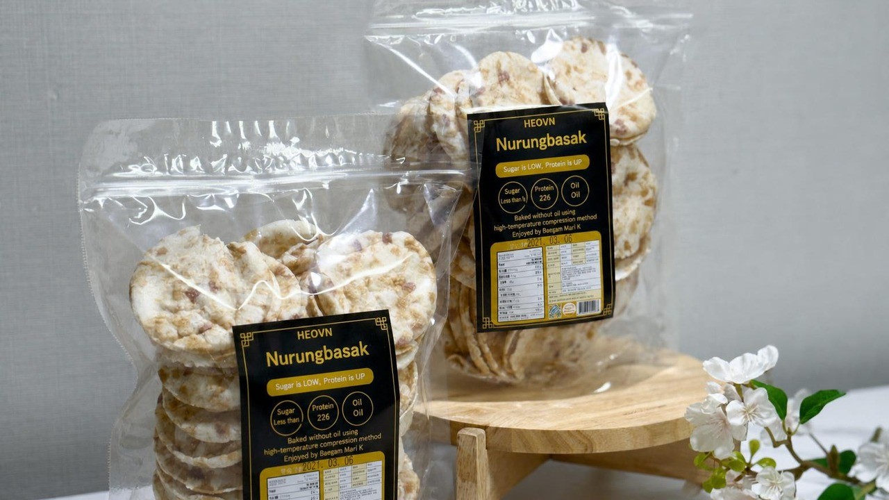 Protein-packed scorched rice without flour to satisfy your cravings! Heaven's Crispy Nurungji!