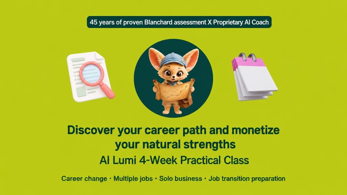 Unlock Your Strengths: 4-Week AI Lumi Career & Monetization Workshop
