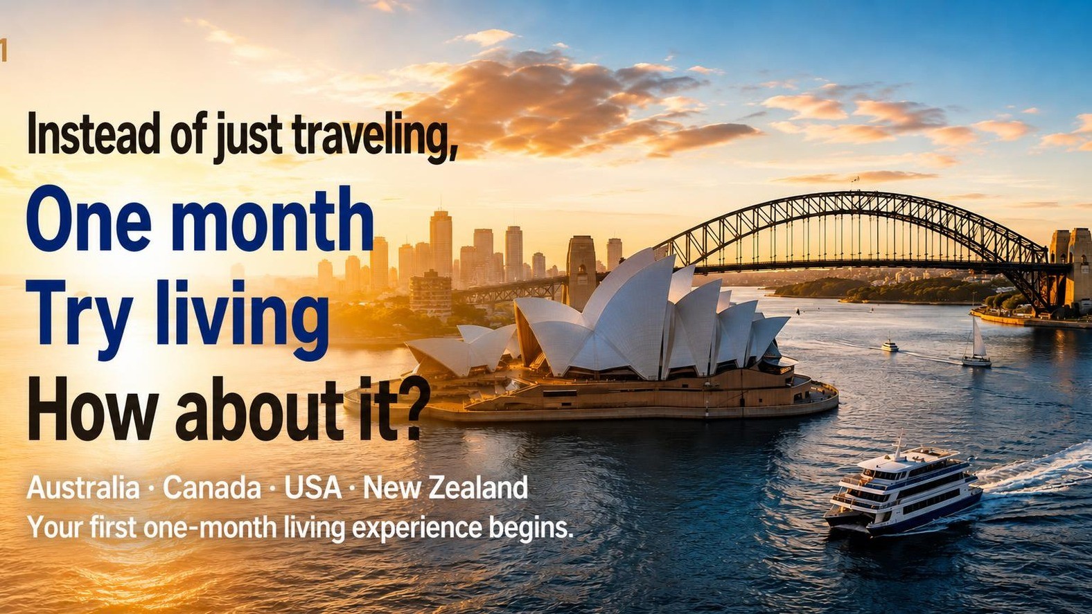 Global One-Month Living eBook: Invest in Booking Platforms Project
