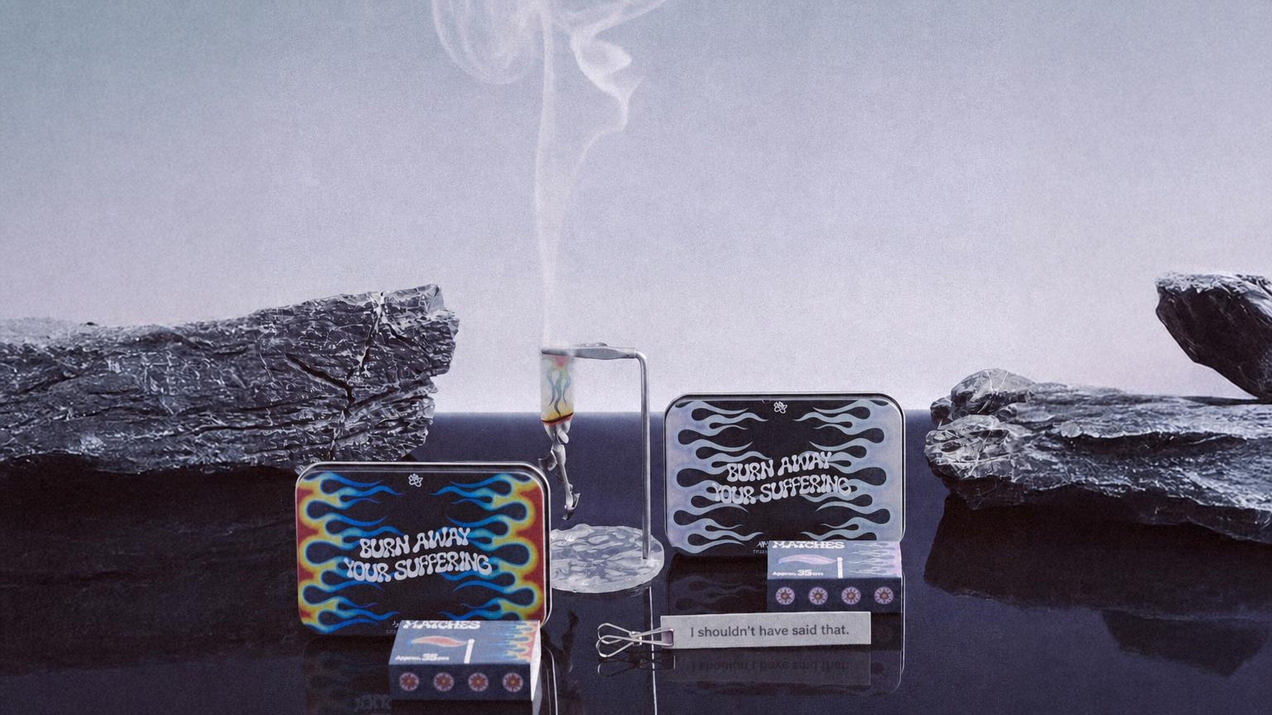 Burn today’s worries away with Nakwhajihyang the paper incense that clears your mind.