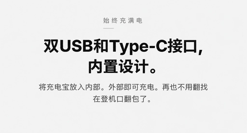 SLIMSHIFT — Dual USB & Type-C, onboard.