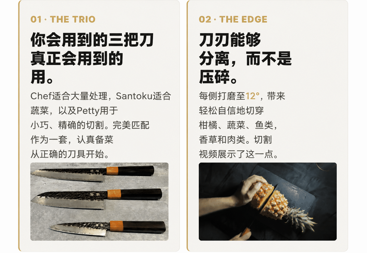 The trio and the edge