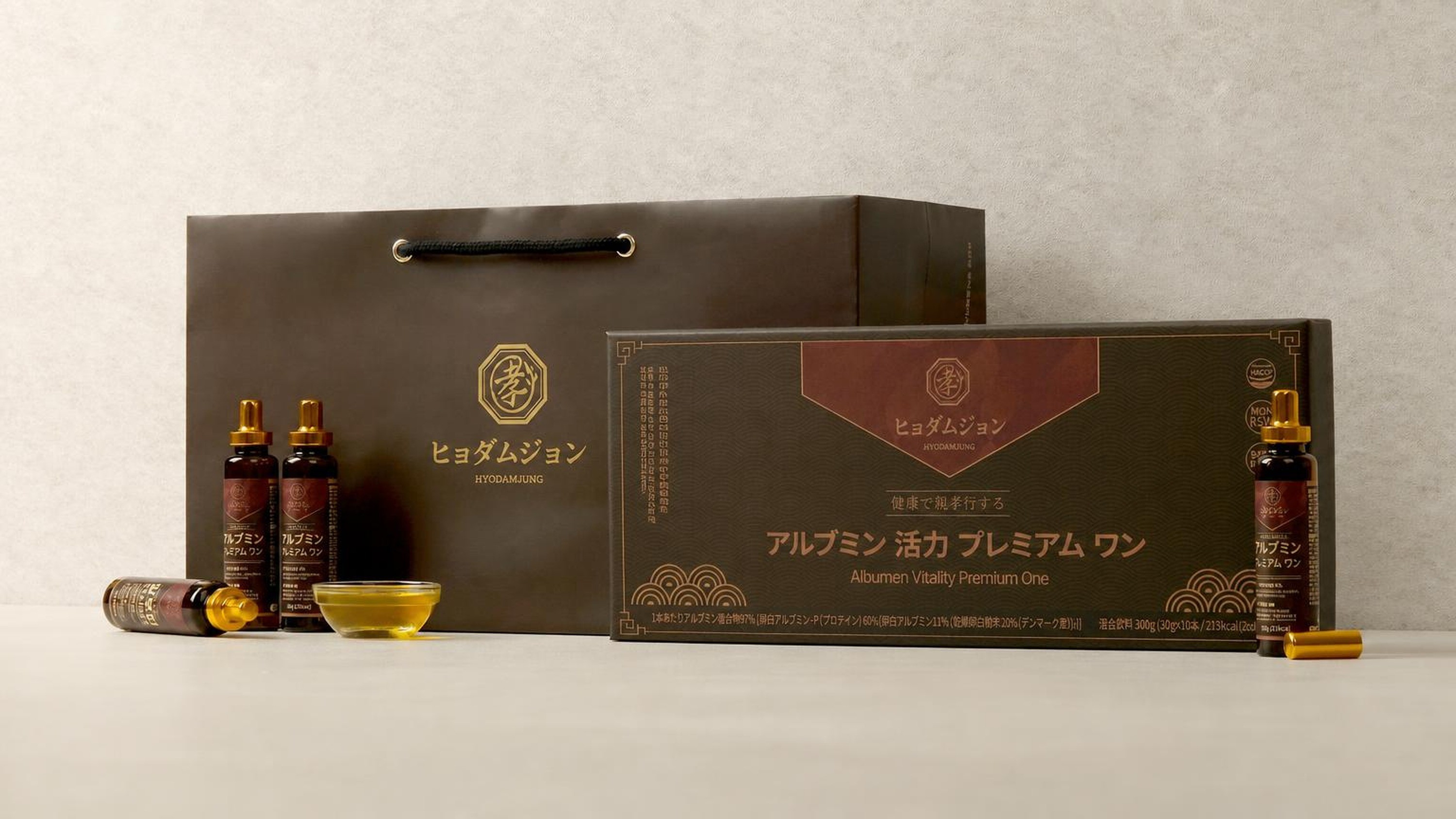 [秋夕＆再入荷]ご両親に喜ばれる！효담정アルブミン活力プレミアム