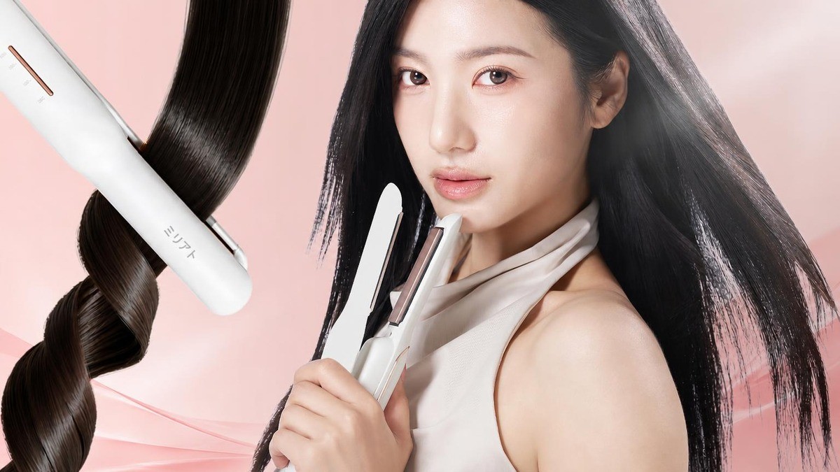 機内持ち込みOK！バッテリー着脱式ワイヤレスヘアアイロン