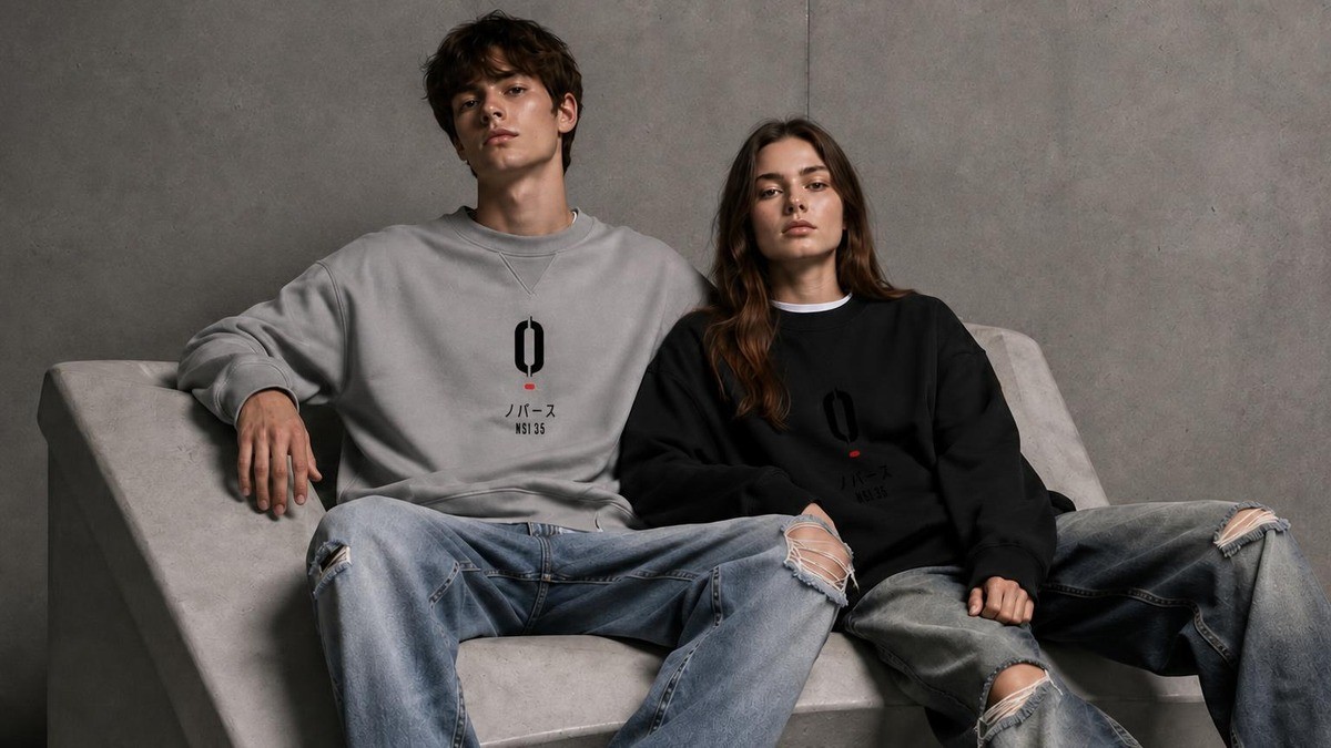 [NEW DROP] トーンオンコーングラフィック✦シグネチャーディテール、NOVERSEスウェット