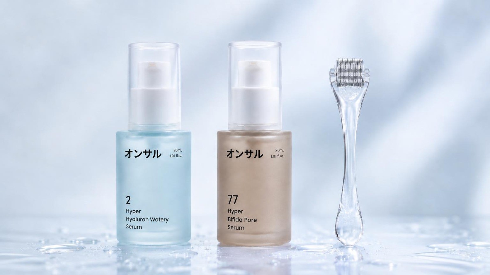 [Wadiz限定] 成分含有量を明記したセラム2種＋MTS 5枚セット