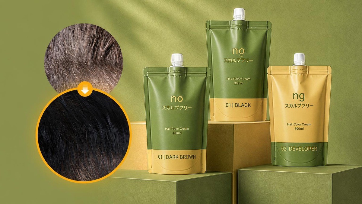 清潭ヘアサロンの技術で叶える、頭皮に優しい10分簡単白髪カバー