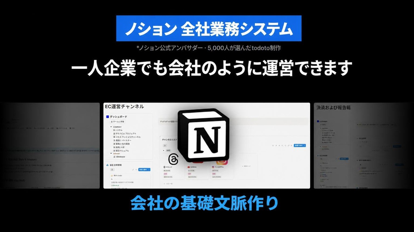 毎回ゼロから説明不要、AIが理解する私たちのNotionシステム