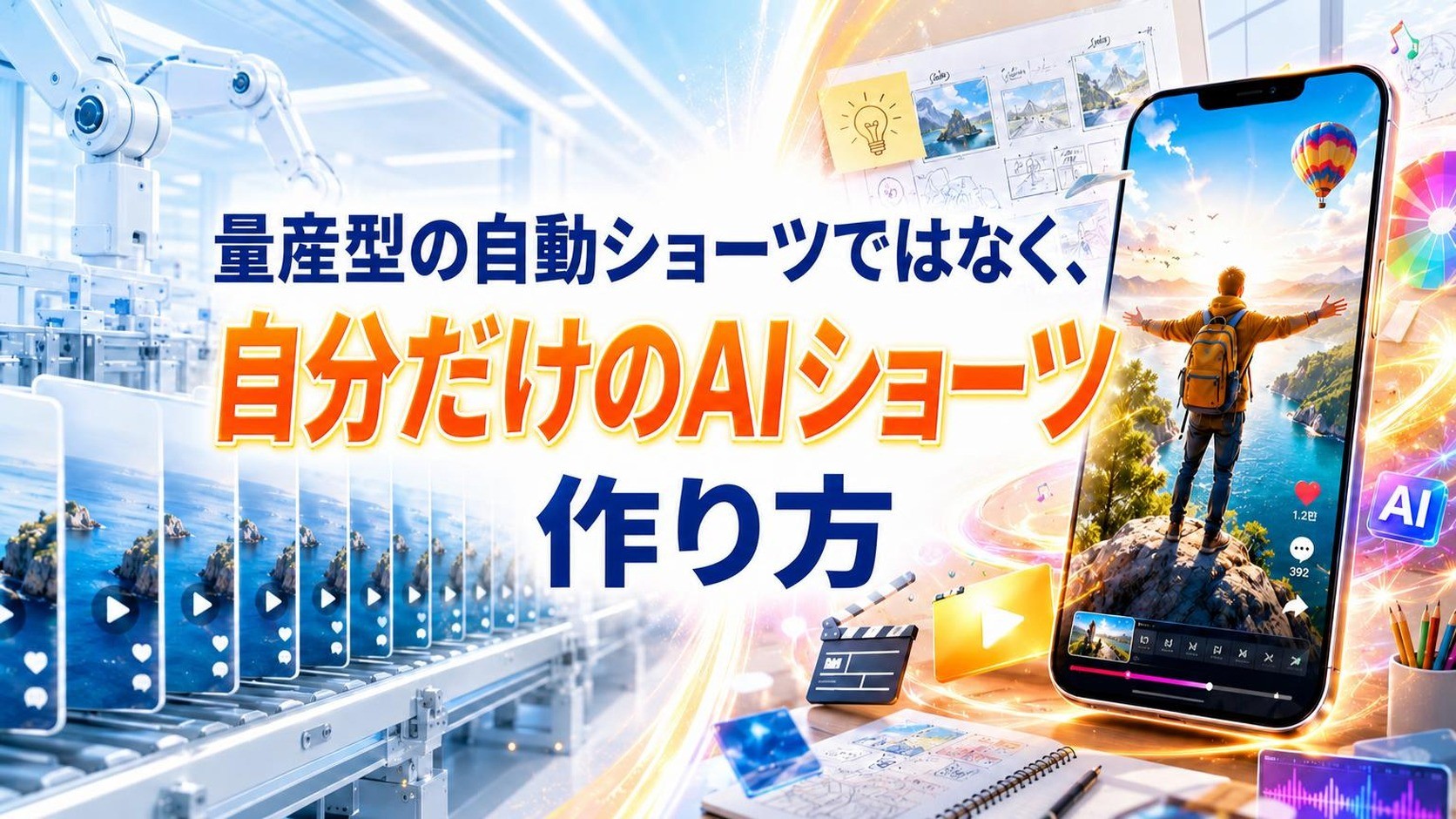 量産じゃない、あなただけのAIショート動画の作り方