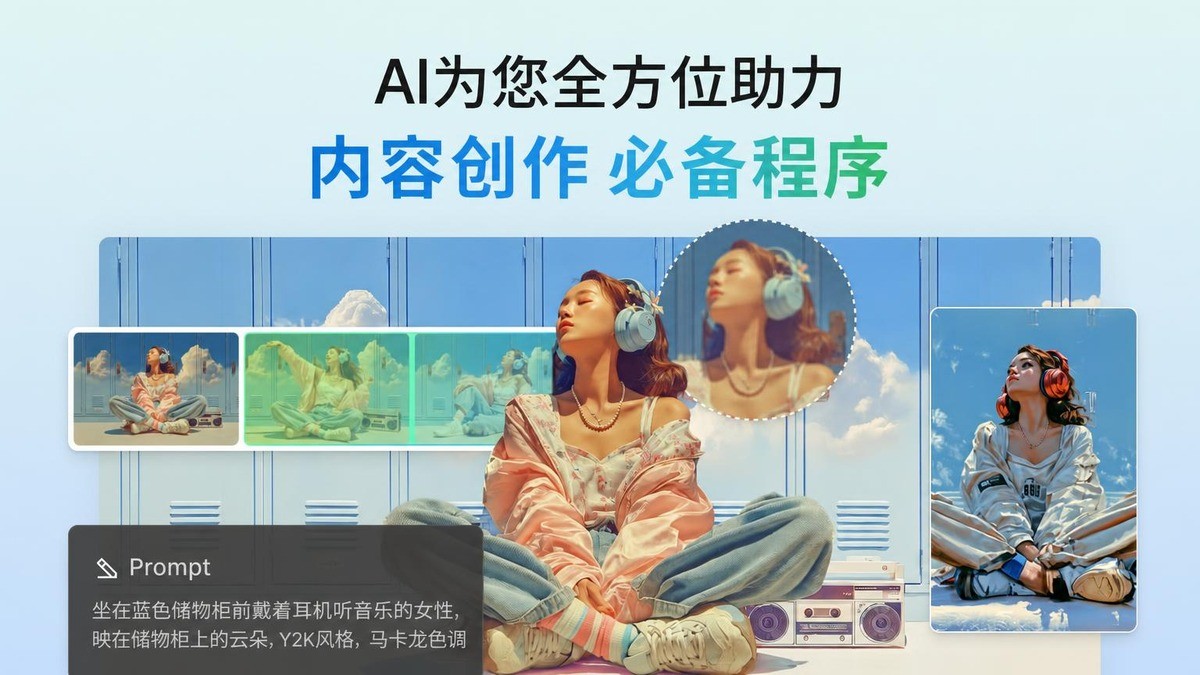 用AI轻松制作视频与图片的编辑软件 - GomMix
