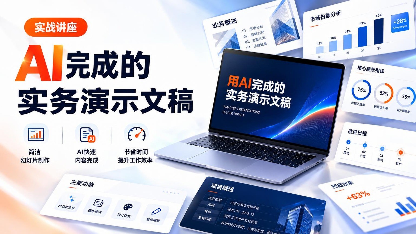 用AI自动生成专属公司PPT，无需设计经验！