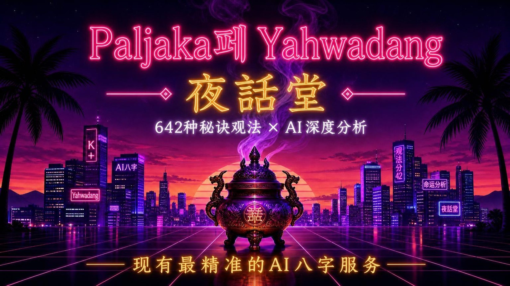 生活运势·四柱八字咖啡馆夜话堂，现今第一AI命理解析正式上线