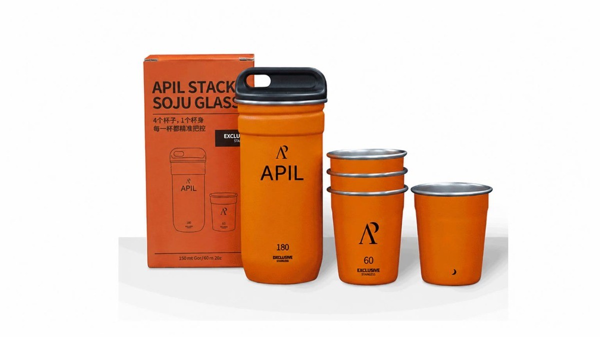 露营必备，尽显品味的“Apil叠杯烧酒杯”